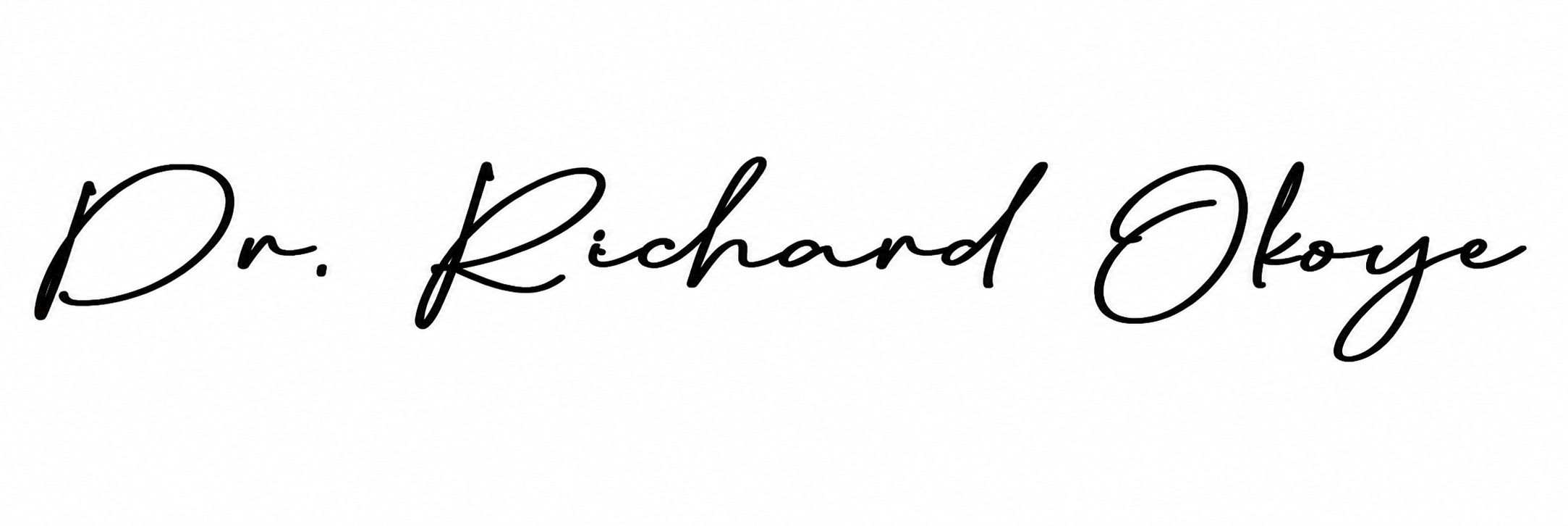 Dr. Richard Okoye signature